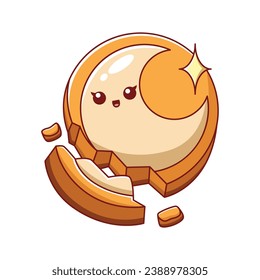 Cute Cookies Character Design Illustration