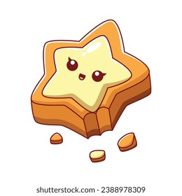 Cute Cookies Character Design Illustration