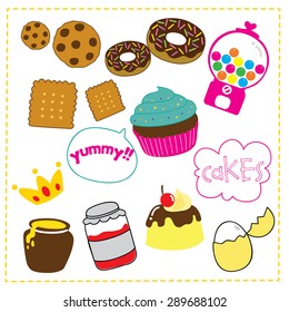 cute cookies doodles