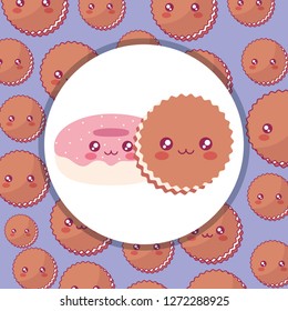cute cookies kawaii characters