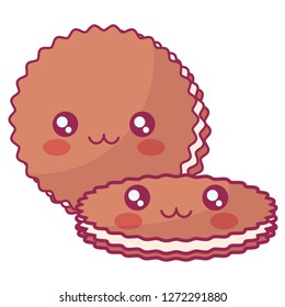 cute cookies kawaii characters