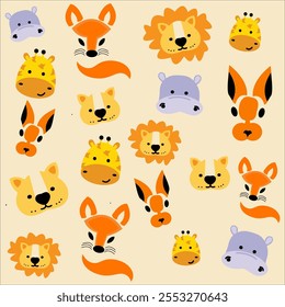 cute and cool animal background
