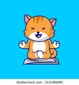 Cute cool cats mascot design