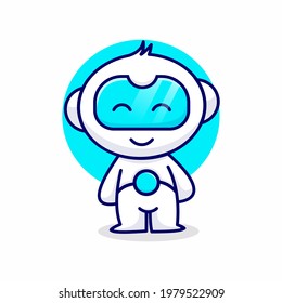robot blanco lindo y genial