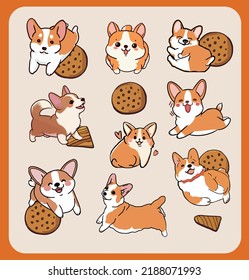 Cute Corgi and Cookie collection