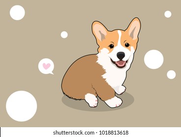 Cute Corgi Dog