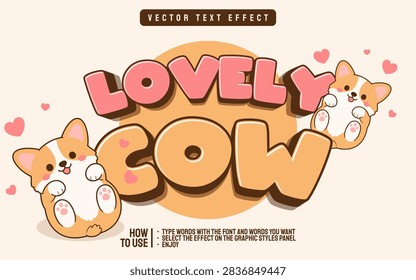 Cute Corgi Dog Cartoon