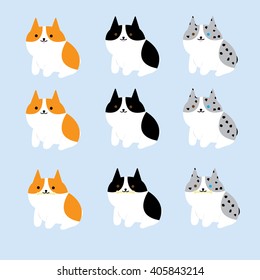 Cute corgi vectors