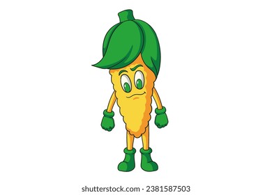 Cute Corn Cartoon Character Design