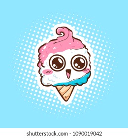 cute cotton candy cartoon