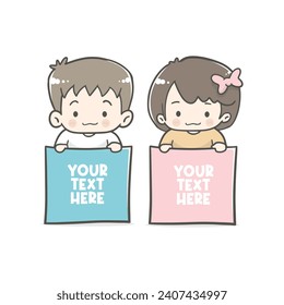 The Cute Couple Chibi Style