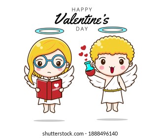 Cute couple cupid making formula