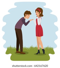 Cute couple design