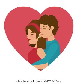 Cute couple design.