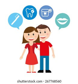 cute couple design, vector illustration eps10 graphic 