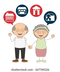 cute couple design, vector illustration eps10 graphic 