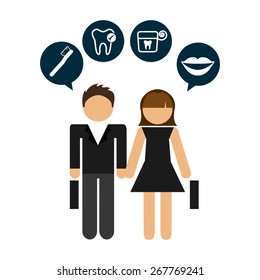 cute couple design, vector illustration eps10 graphic 