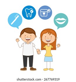 cute couple design, vector illustration eps10 graphic 