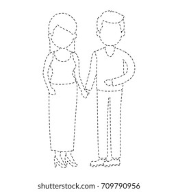 cute couple just married