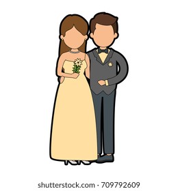 cute couple just married