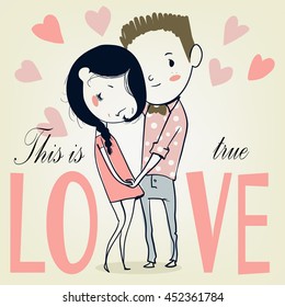 cute couple in love