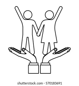 Cute couple relationship