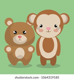 cute couple stuffed animals