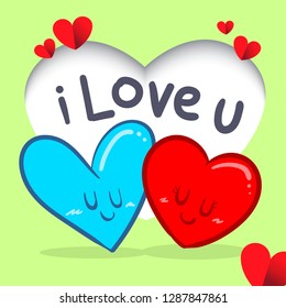 cute couple valentine day