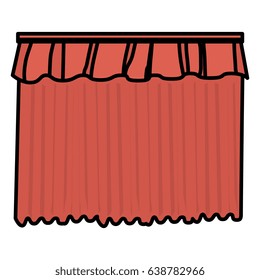 cute courtain windows icon
