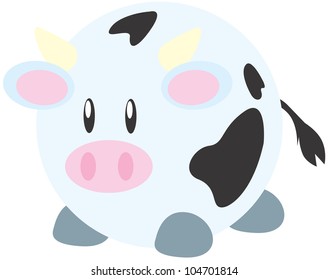 Cute Cow Cartoon