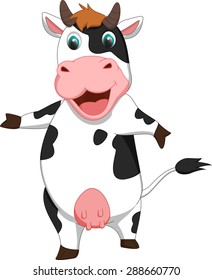 cute cow cartoon