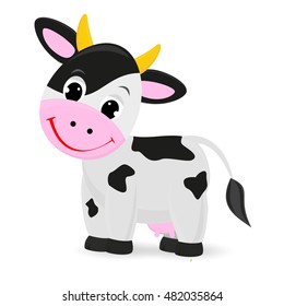 Cute cow cartoon