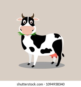 Download Cow Eating Grass Images, Stock Photos & Vectors | Shutterstock