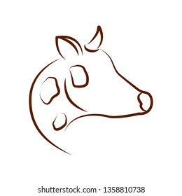 cute cow draw