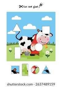 Cute Cow and Gnome Shape Matching

