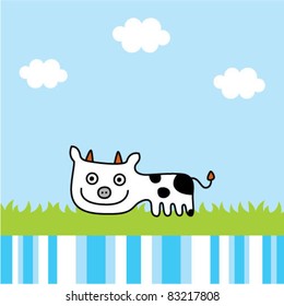 cute cow holiday