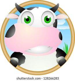 Cute Cow Isolated