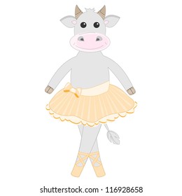 Cute cow pattern. Vector illustration
