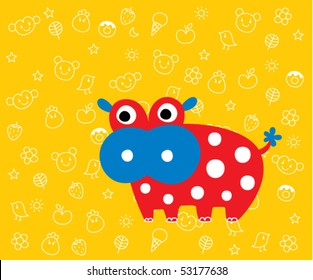 cute cow tag