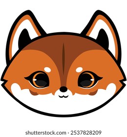  Cute Coyote. Coyote is a wolf. It was drawn by vector. No AI. 
