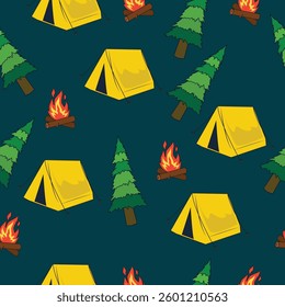 Cute and Cozy Campfire Doodles Hand Drawn Fun for Outdoor Vibes