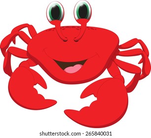 cute crab cartoon