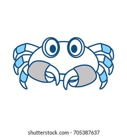 Cute crab cartoon