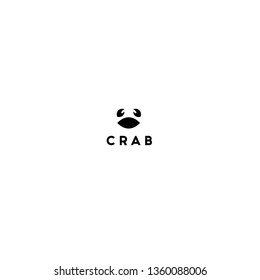 cute crab cartoon vector