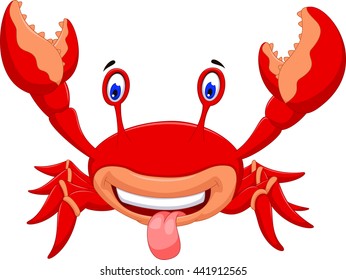 cute crab cartoon for you design