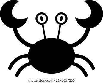 Cute crab design for summer.