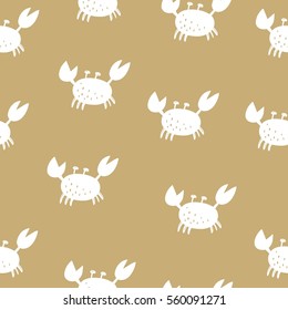 Cute crab print for kids