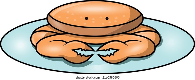 a cute crab stew in summer