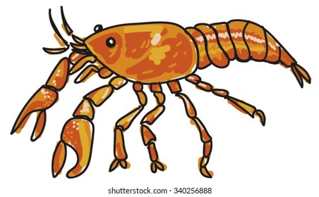 Cute Crab Walking