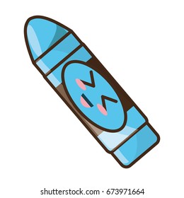 Cute crayon cartoon